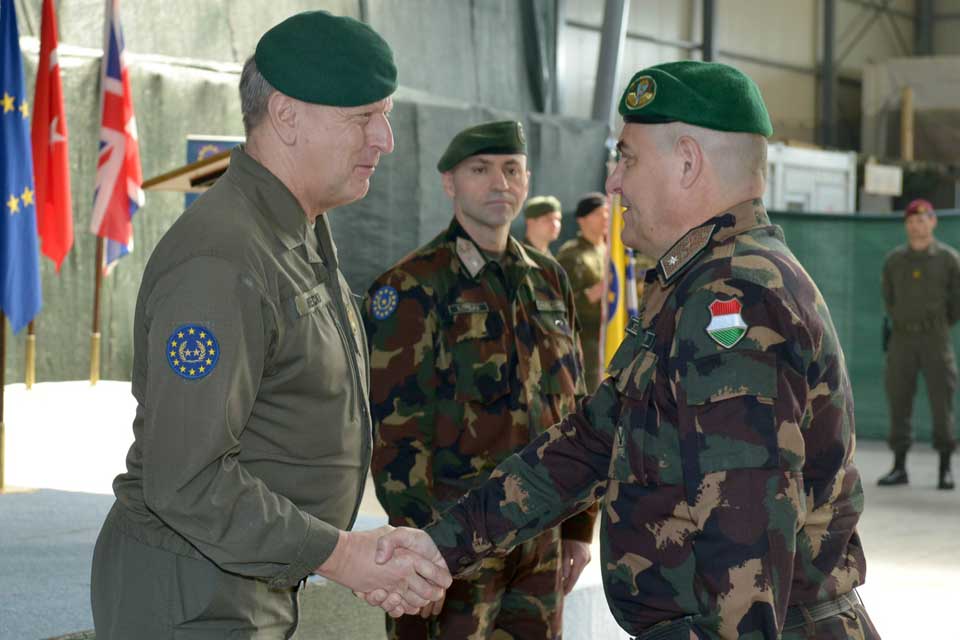 Major General Dieter Heidecker, Brigadier General András Szűcs
