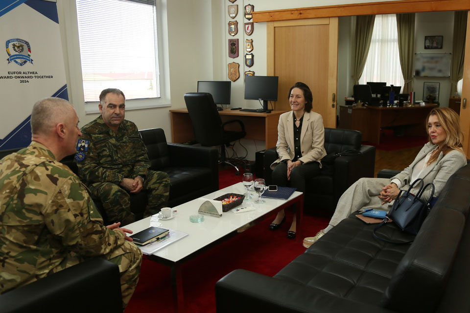 COM EUFOR welcomed Director for Strategic Communication and Foresight of the EEAS