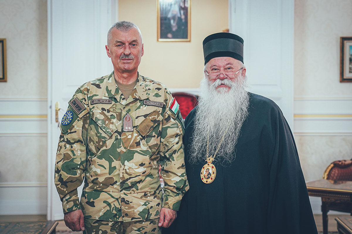 COM EUFOR met with the Metropolitan Bishop of Dabar-Bosna Hrizostom Jević