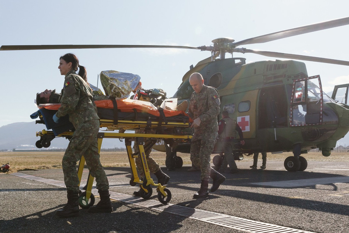 Medical Evacuation Exercise in Camp Butmir