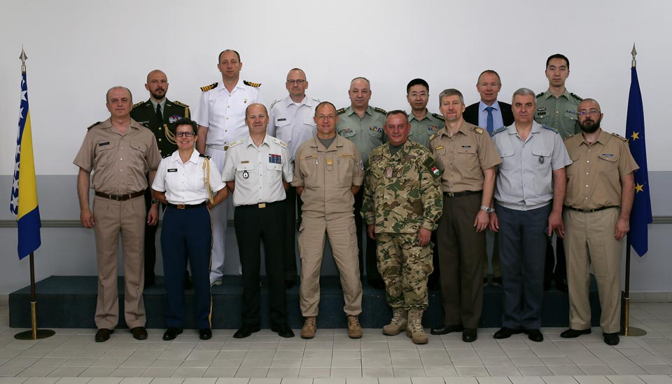 Visit of Defence Attaches to Camp Butmir