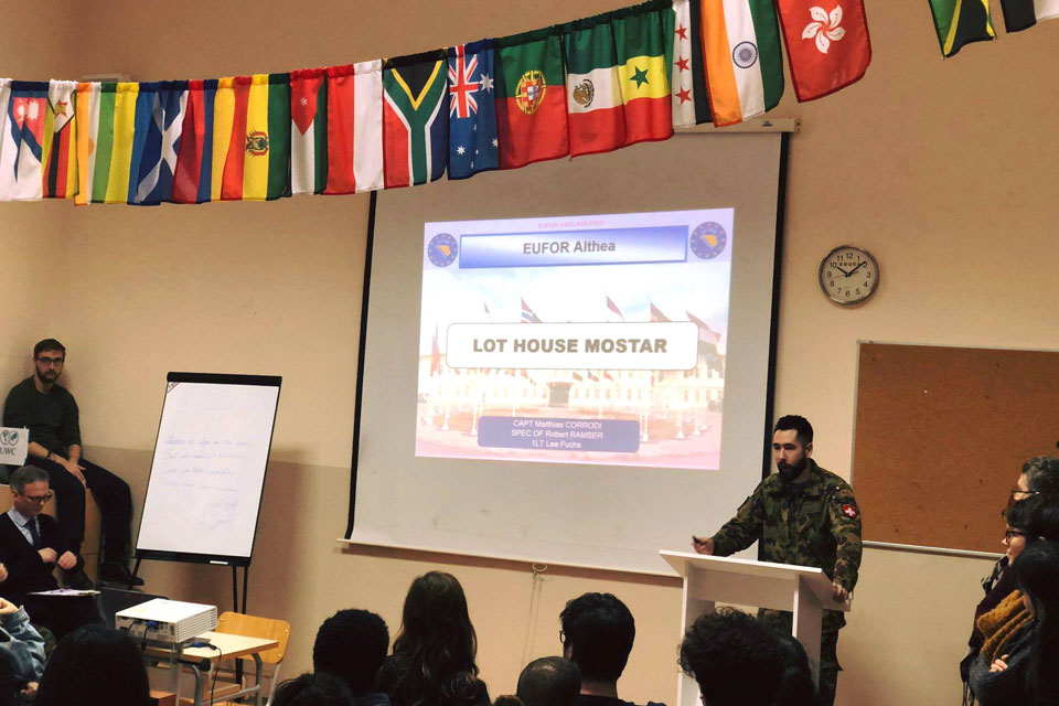 LOT House Mostar team visit United World College in Mostar