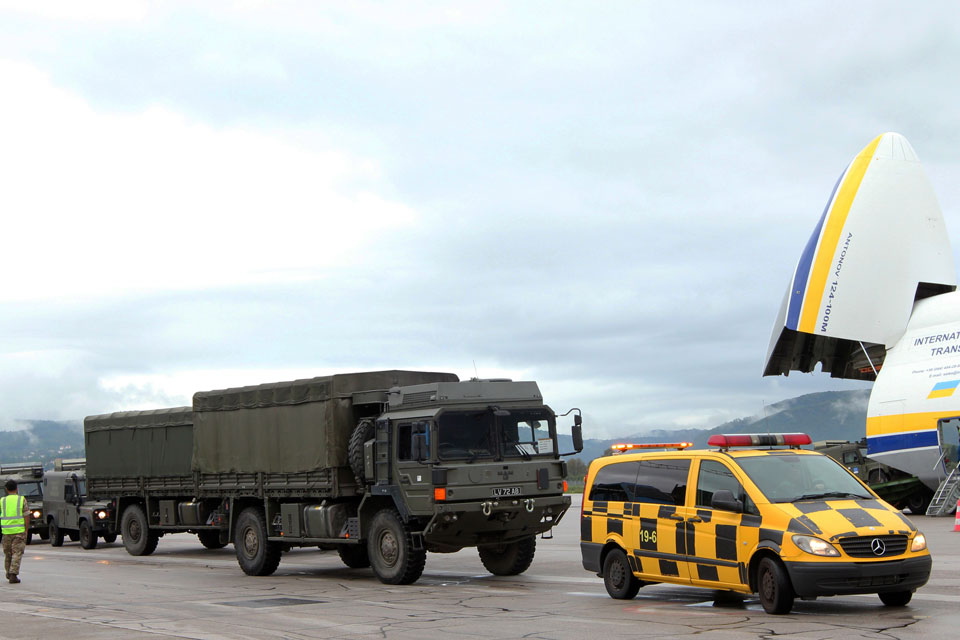 Troops and equipment continue to arrive for EUFOR’s Exercise Quick Response 2019
