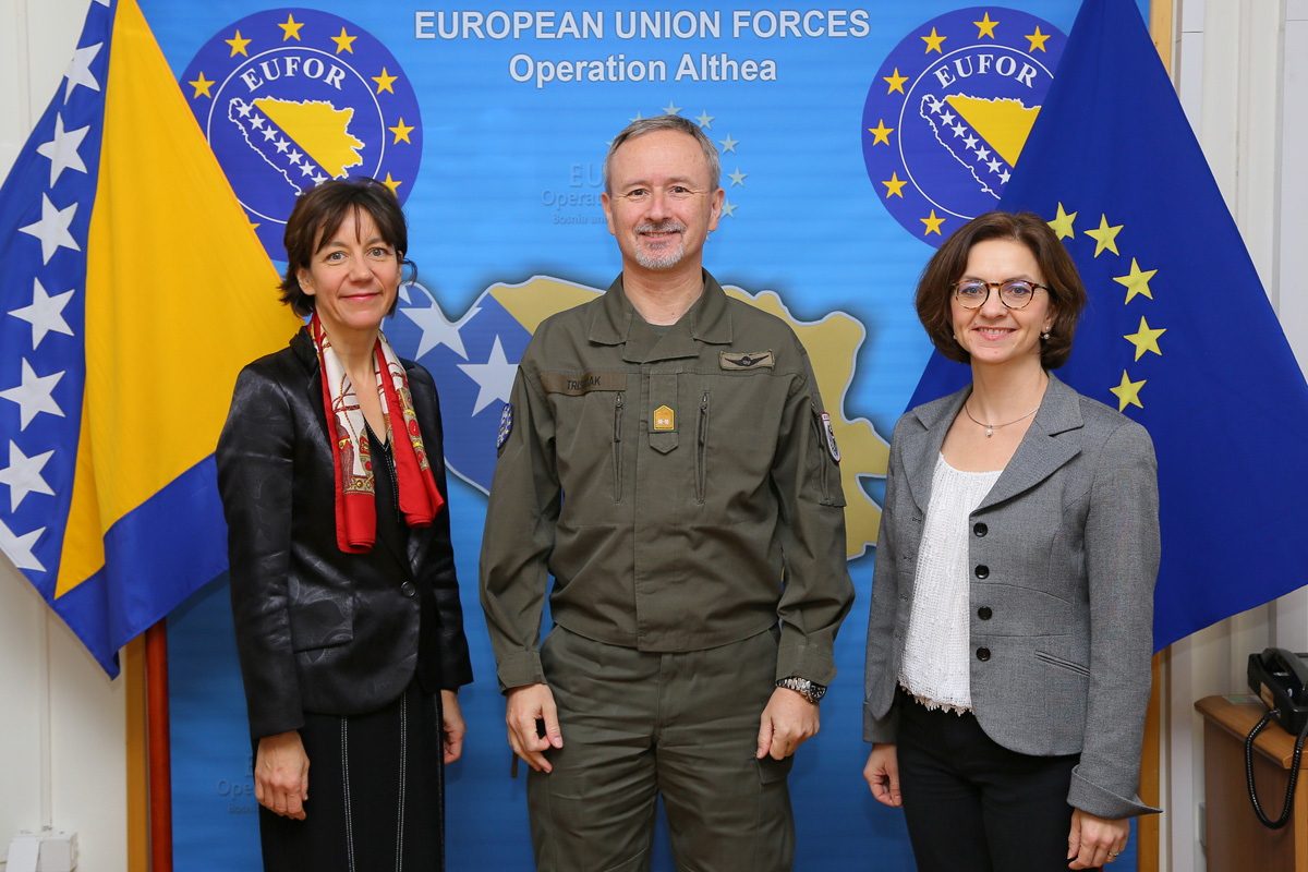 EUFOR’s Commander meets with Swiss Diplomats