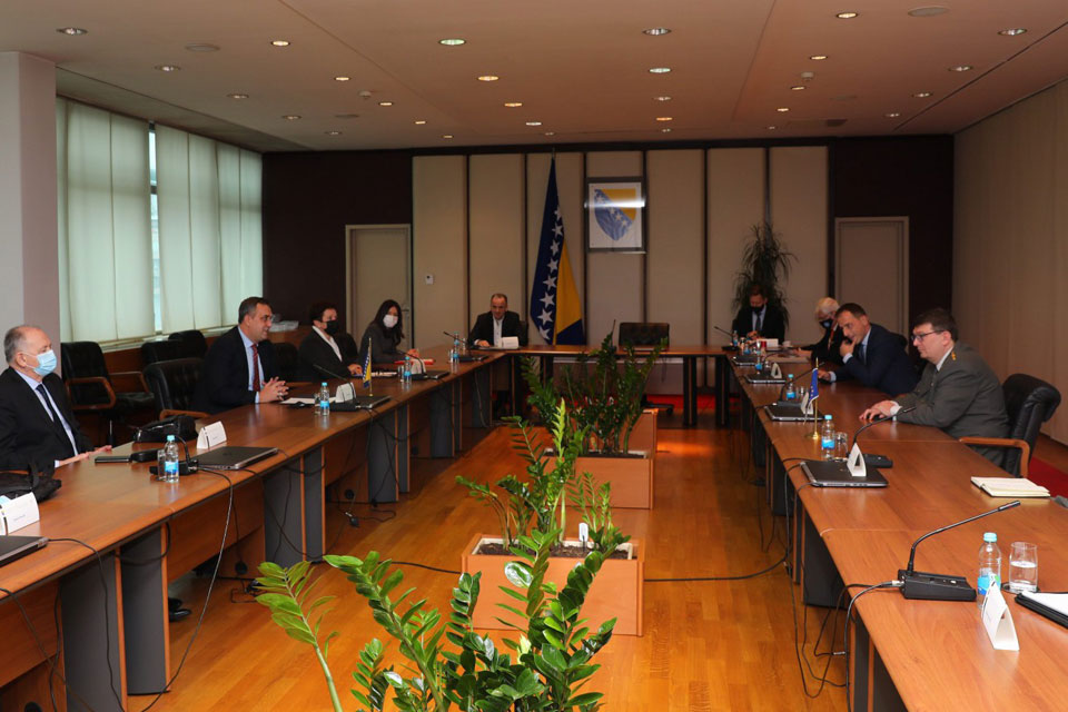 COMEUFOR visit to Chief of Joint Staff AFBiH