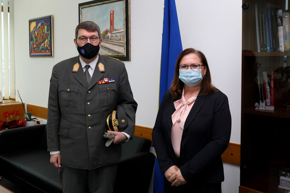 COMEUFOR visited the Minister of Civil Affairs of Bosnia and Herzegovina