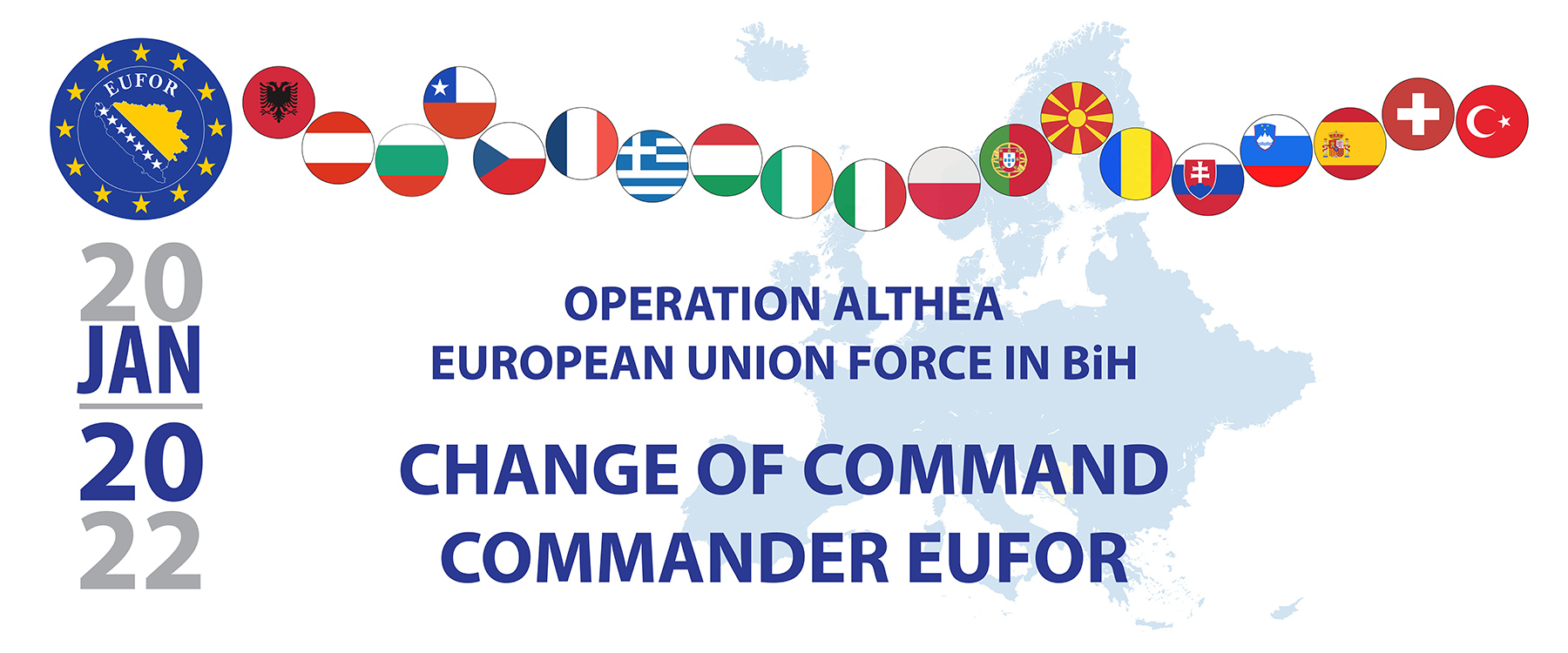Invitation to all Media Representatives to the EUFOR Change of Command Ceremony