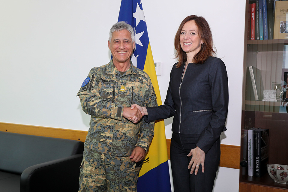 COM EUFOR met with Minister of Civil Affairs of Bosnia and Herzegovina