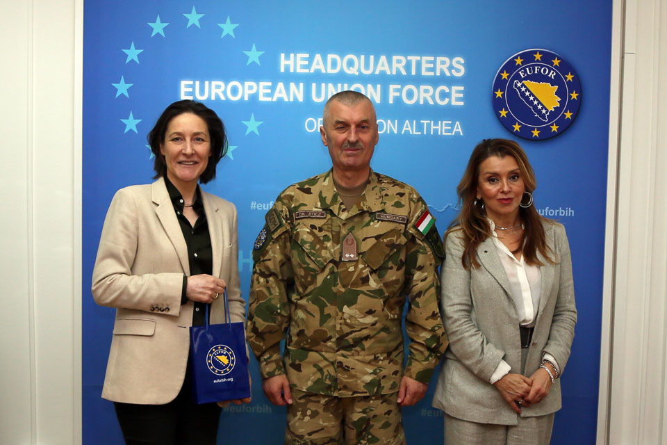 COM EUFOR welcomed Director for Strategic Communication and Foresight of the EEAS
