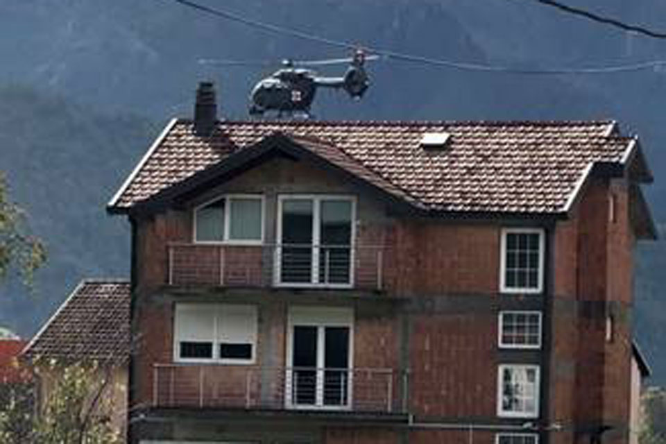 Medical evacuation of an injured child