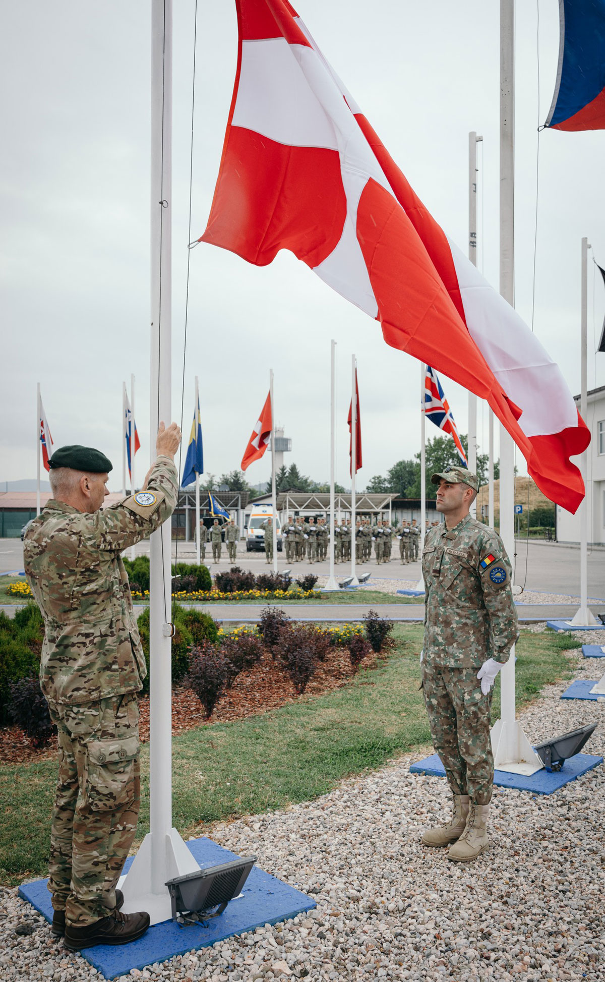 Denmark Joins EUFOR: A Warm Welcome at Camp Butmir