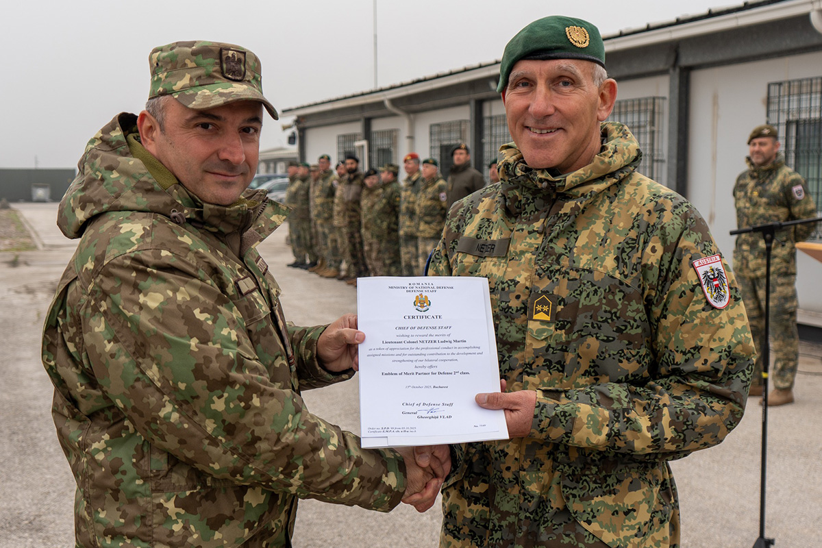 Change of Command – EUFOR Multinational Battalion