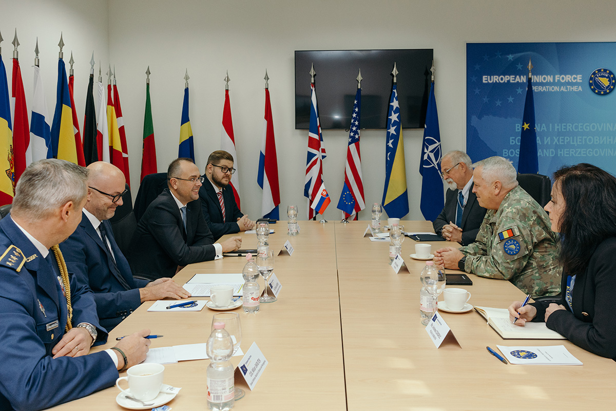 Strengthening Partnerships – Slovak Delegation Visits EUFOR HQ
