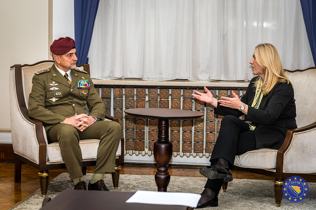EUFOR Commander Meets Member of the Presidency of Bosnia and Herzegovina