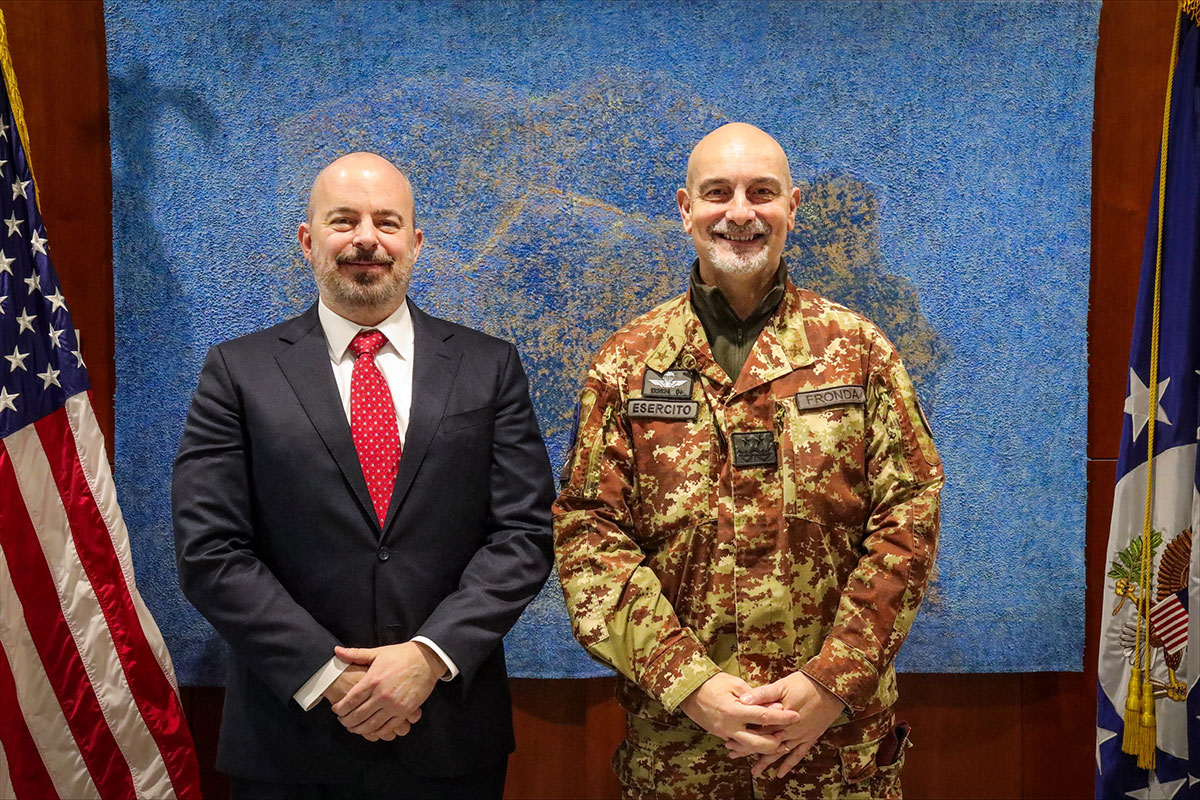 Shared Responsibility for Stability: COM EUFOR meets U.S. Chargé d’Affaires