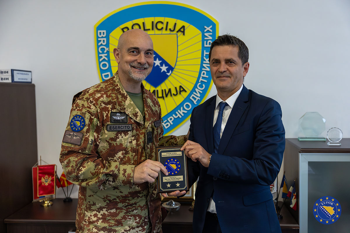 EUFOR potvrdio podršku vlastima tokom posjete Brčkom