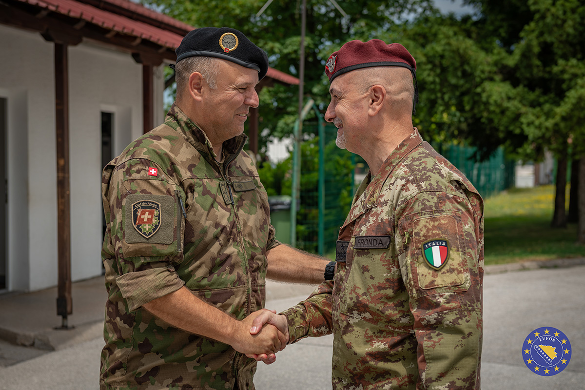 Swiss Chief of Defence Visits EUFOR Headquarters