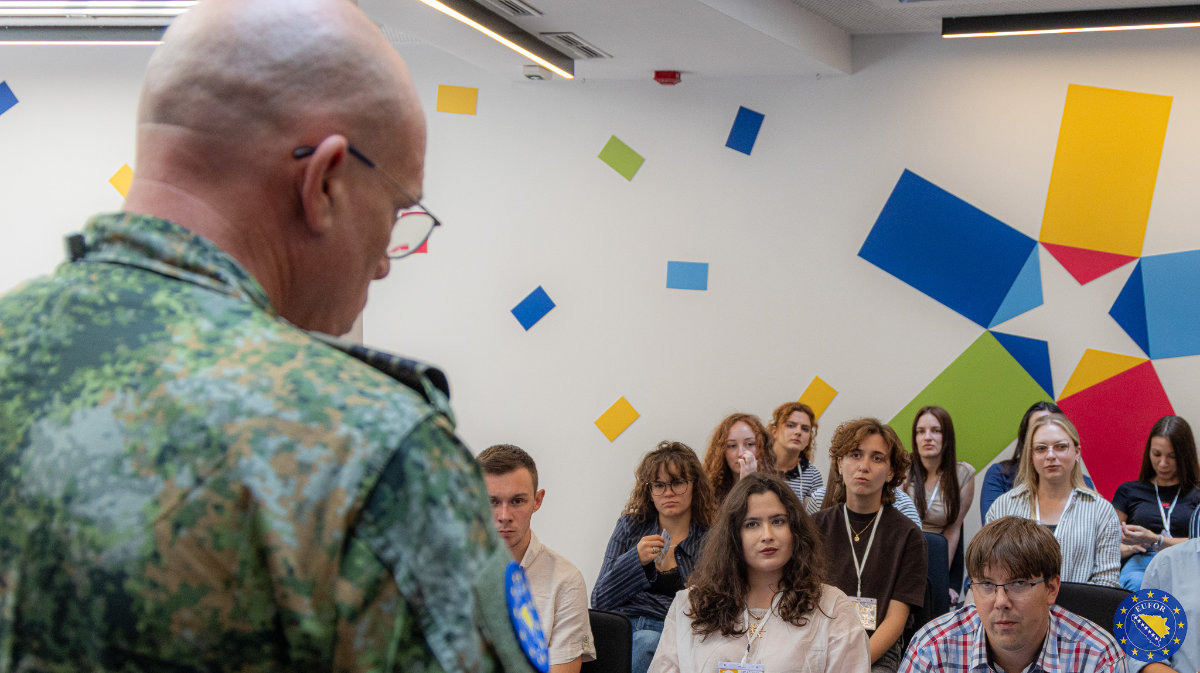 EUFOR STRATCOM Addresses PCRC Audience at Europe House