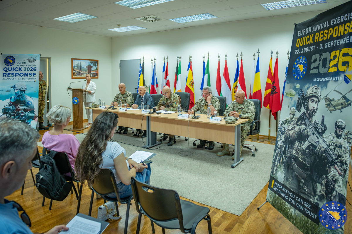EUFOR Announces Annual Quick Response Exercise