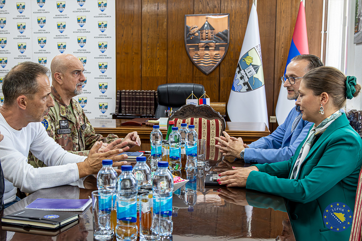 Zapovjednik EUFOR-a posjetio Prijedor i Kozarsku Dubicu