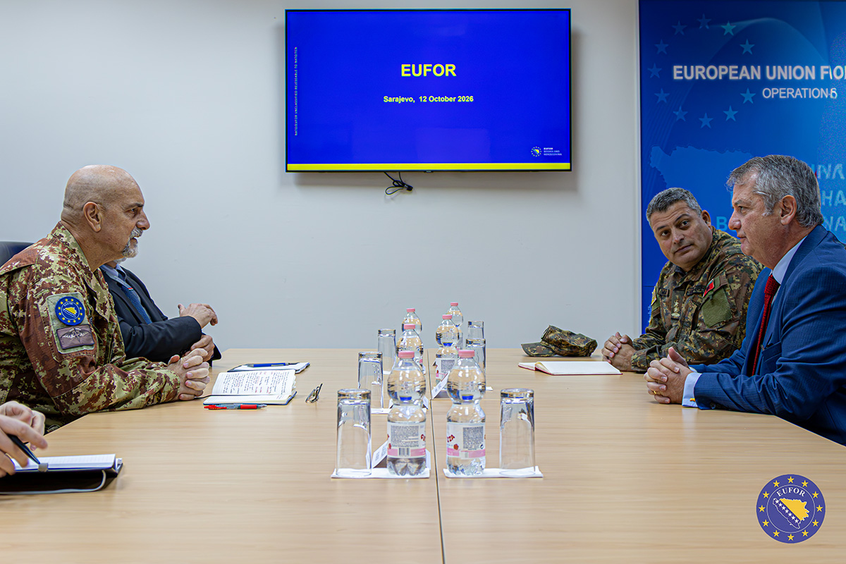 EUFOR Commander Praises Albanian Contribution to Peace and Stability in BiH