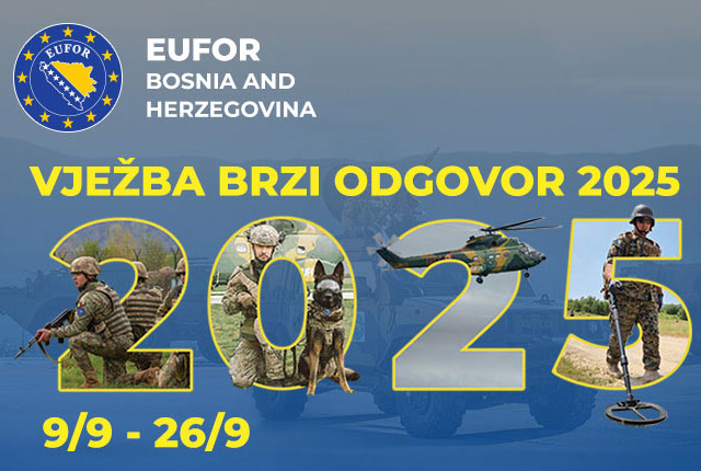BRZI ODGOVOR 2025-EUFOR-ova godišnja vježba