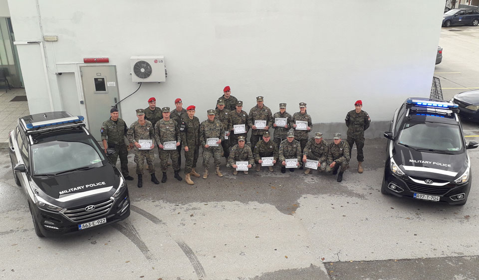 EUFOR Military Police train AFBiH