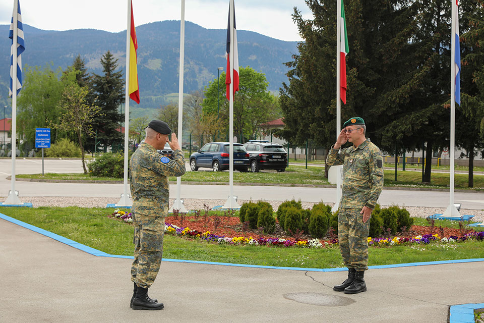 Austrian Chief of Defence Staff visited EUFOR HQ in Camp Butmir