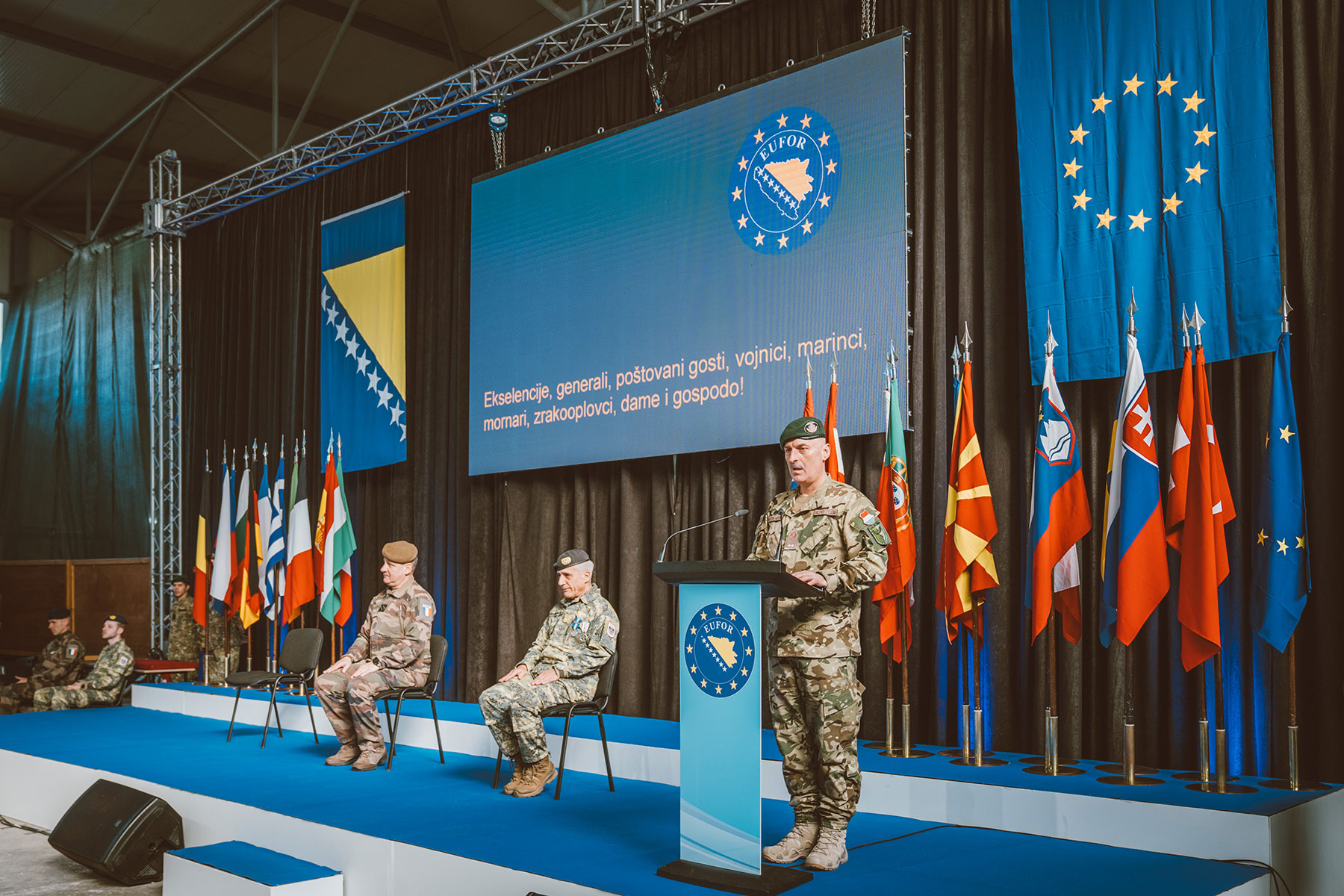 EUFOR Change of Command Ceremony