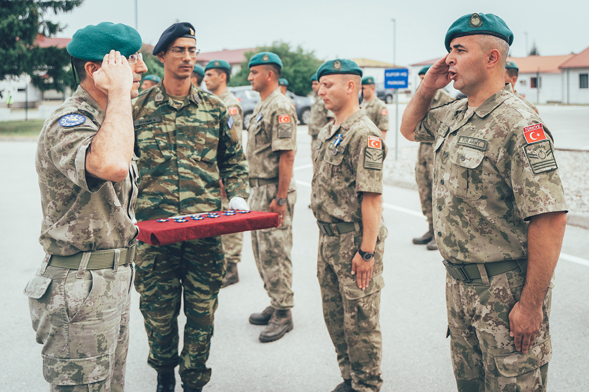 Over 50 soldiers from Türkiye received the European Union’s Common Security and Defence Policy Medal