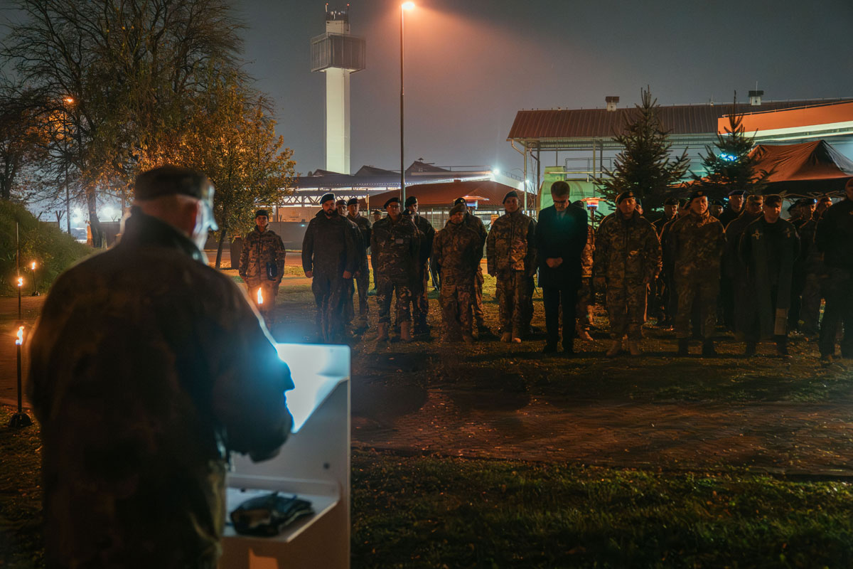 The German contingent inaugurated a memorial stone in Camp Butmir’s Memorial Park