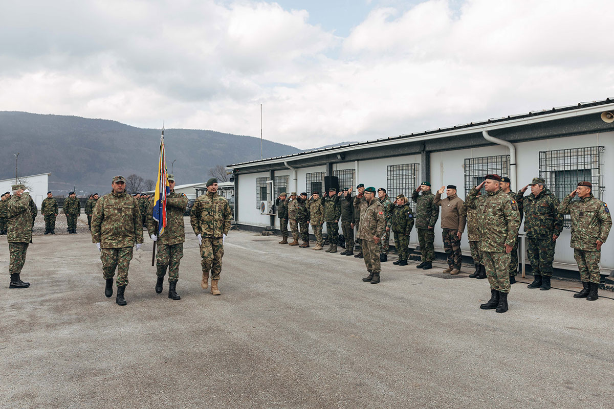 Albanian Soldiers Join the EUFOR Multinational Battalion