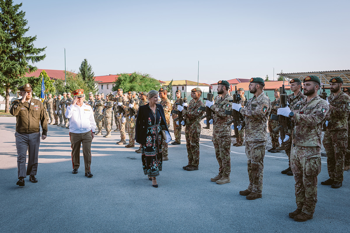 United for Peace: Her Royal Highness Visits Camp Butmir
