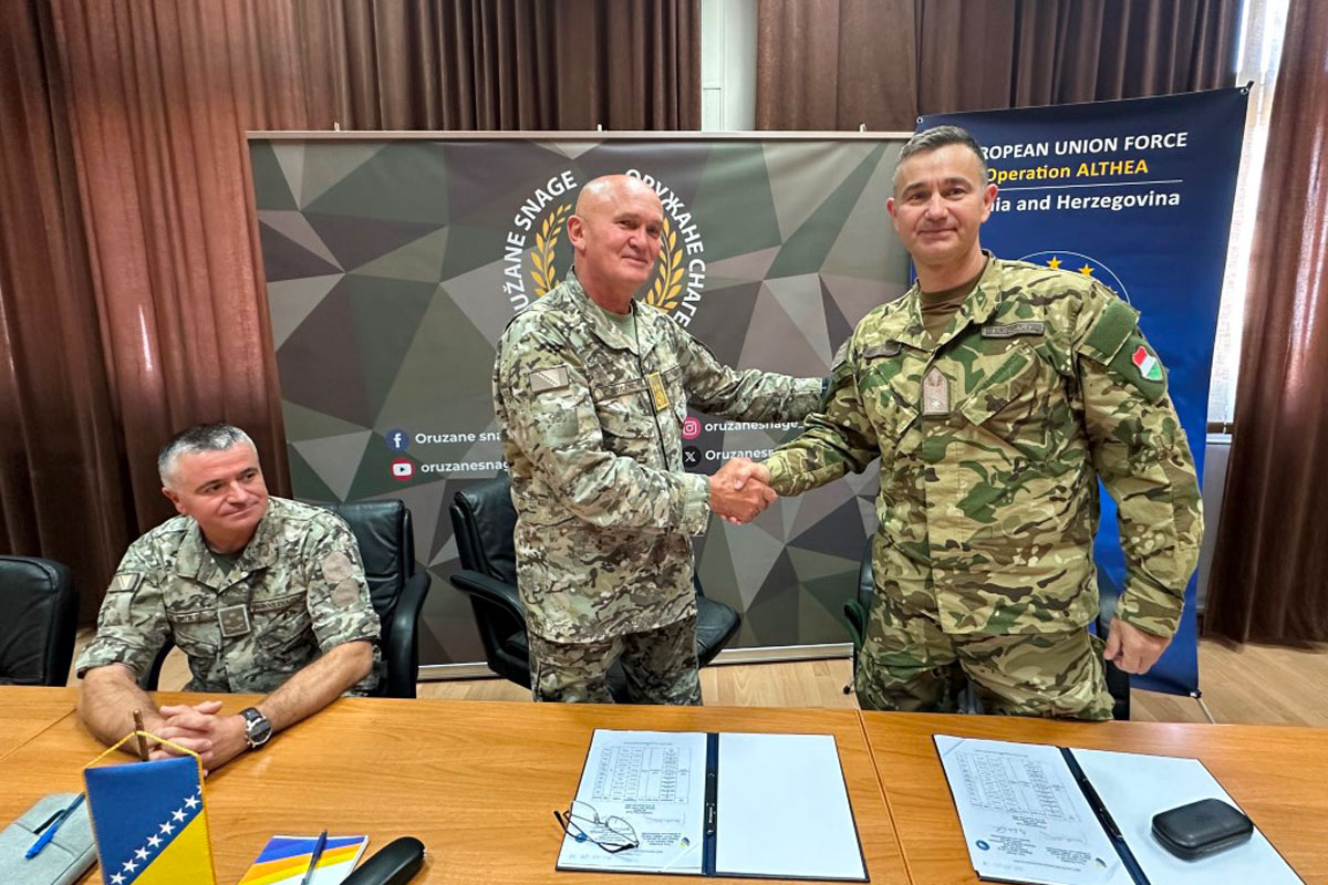 Signing of the Cooperation Plan 2026 Between EUFOR and the Armed Forces of Bosnia and Herzegovina