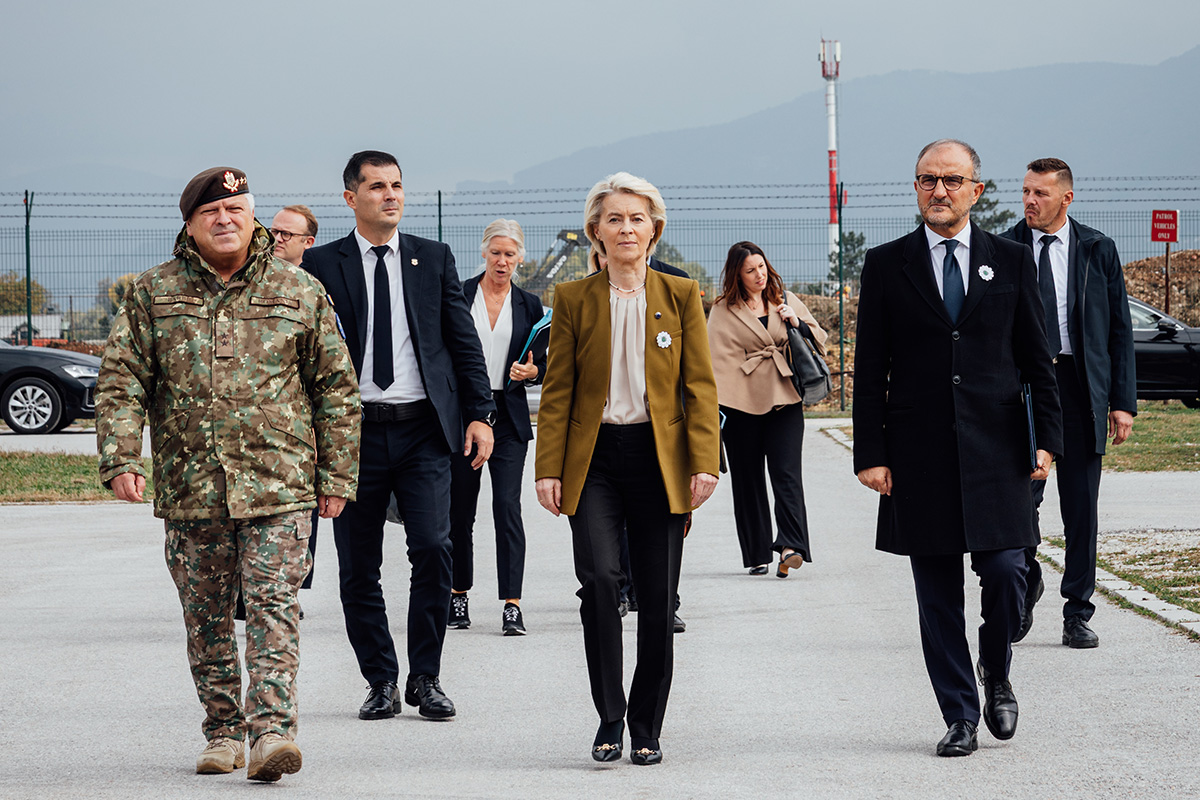 President Ursula von der Leyen Welcomed at Camp Butmir
