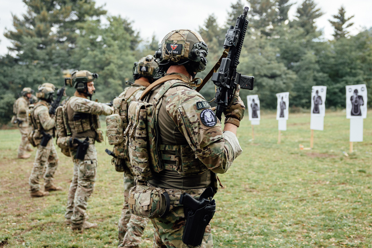 EUFOR Troops in Action During Day &Night Live-Fire Training!