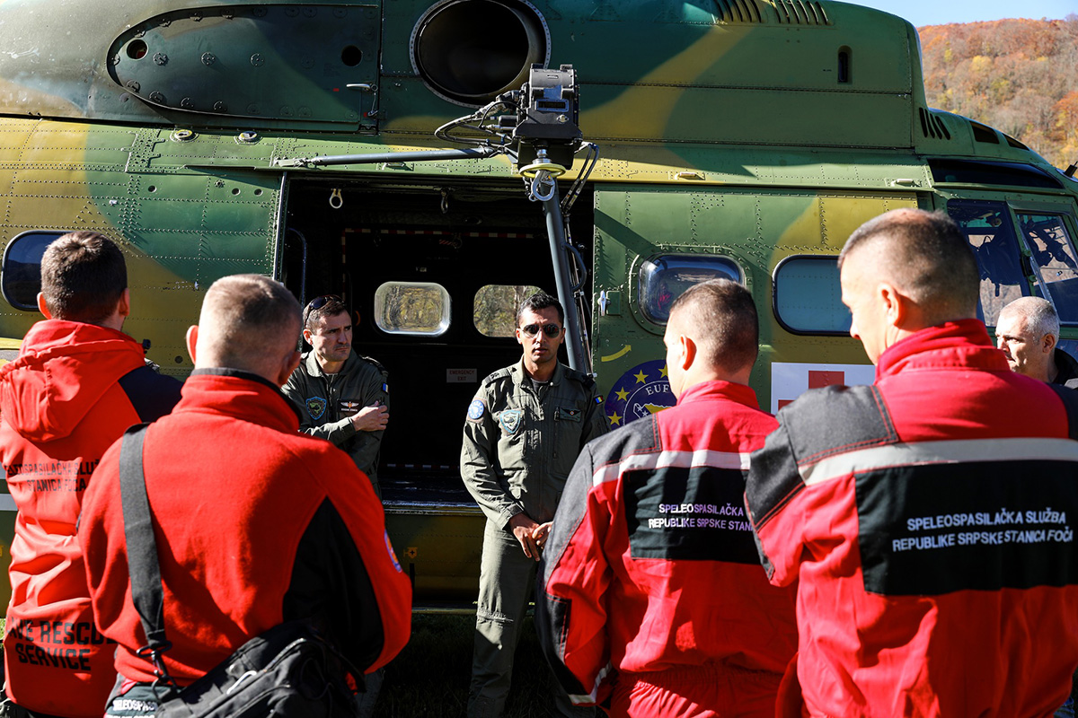 Zajednička obuka Gorske službe spašavanja i Avijacijske jedinice EUFOR-a
