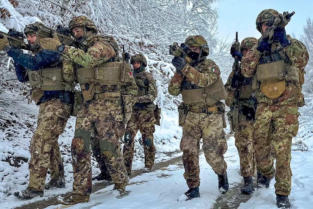 Unpredictable weather doesn’t stop the training!