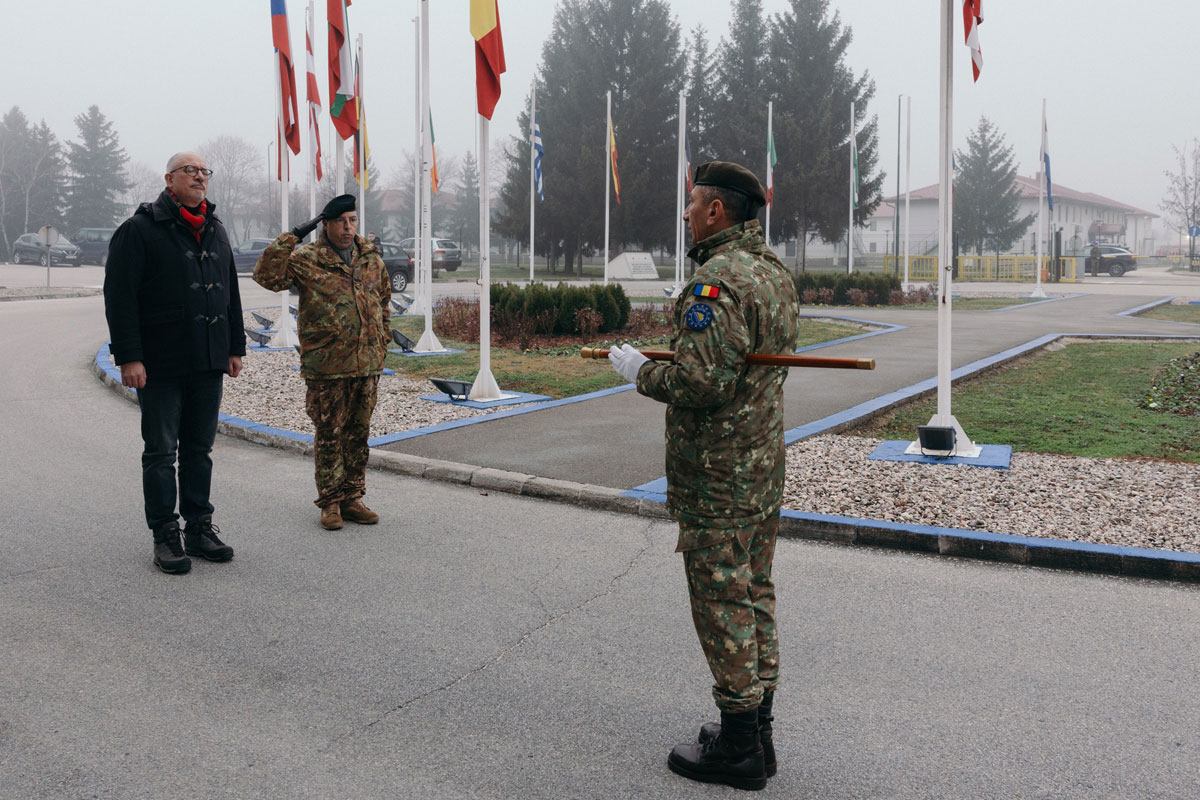 Strengthening Cooperation – German Officials Visit EUFOR at Camp Butmir