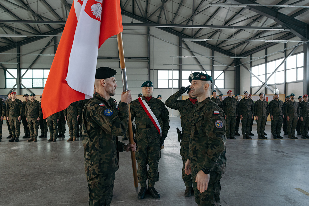 Polish Contingent Change of Command in Camp Butmir