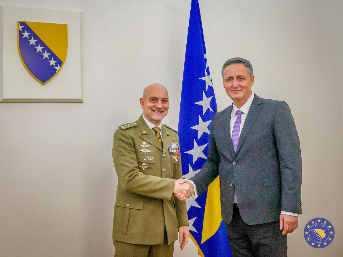 EUFOR Commander Meets Member of the Presidency of Bosnia and Herzegovina