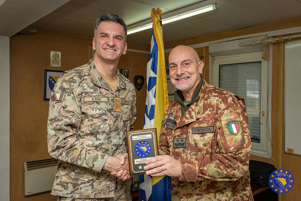 COM EUFOR Meets with Inspector General of the Ministry of Defence of Bosnia and Herzegovina