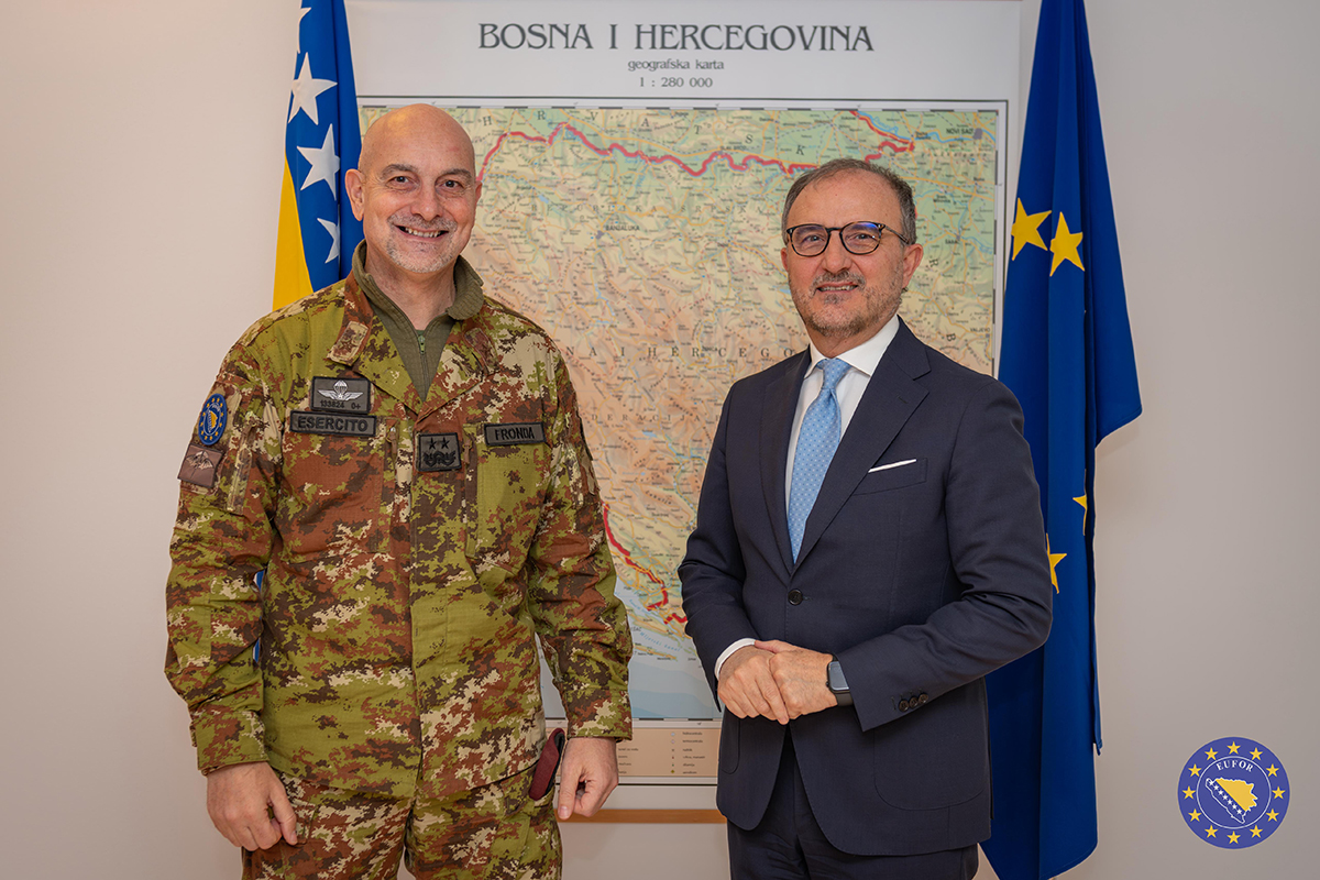 EUFOR Commander meets with EU Ambassador and EU Special Representative for Bosnia and Herzegovina (EUSR)