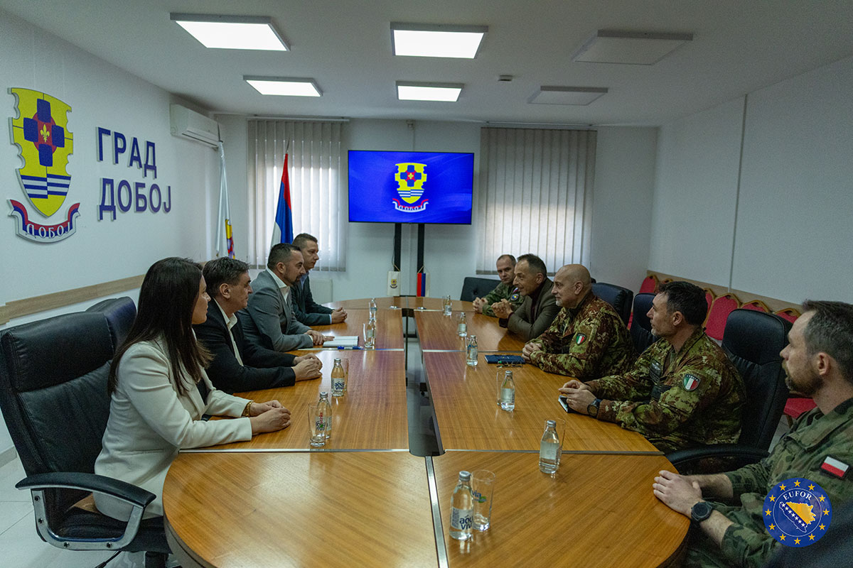 Supporting Stability: EUFOR Leadership Meets Officials in Doboj