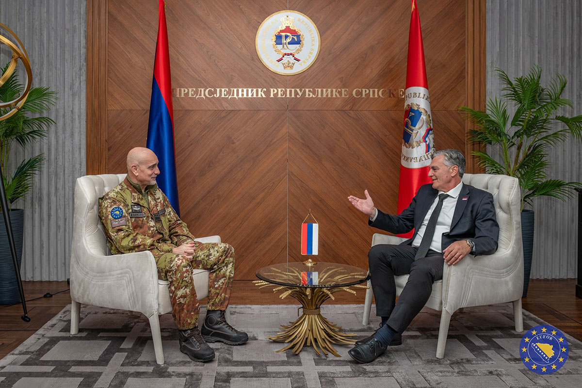 Visible, Credible, Impartial: EUFOR Commander Meets Republika Srpska Leaders