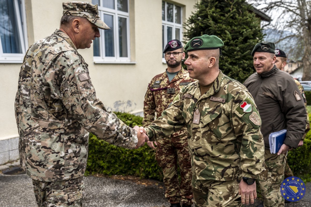 Strengthening Readiness: EUFOR and AF BiH Train Together in Kiseljak