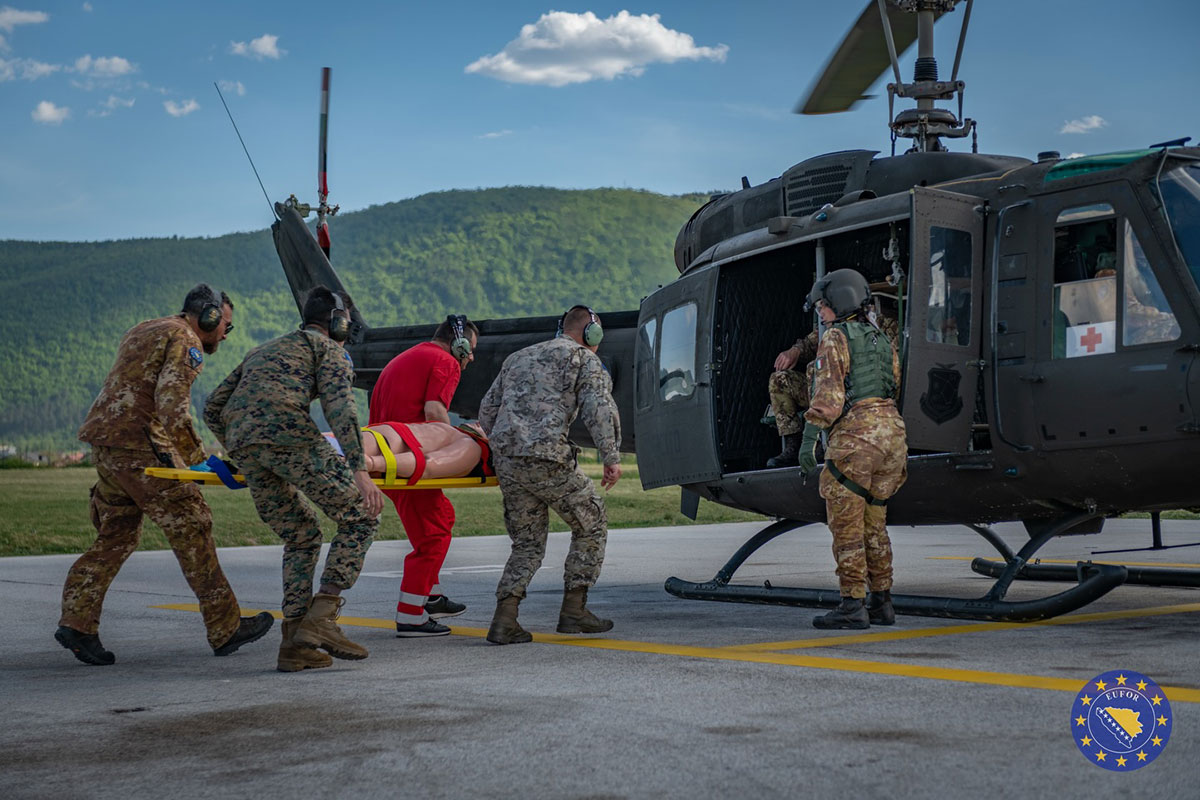 Obučeni da reaguju: EUFOR i OS BiH izvode zajedničku medicinsku obuku