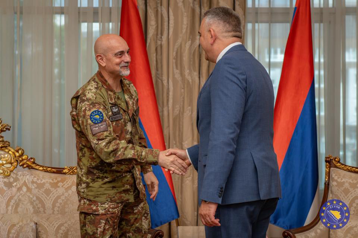 COM EUFOR visited Banja Luka, engaging with Republika Srpska authorities and security institutions