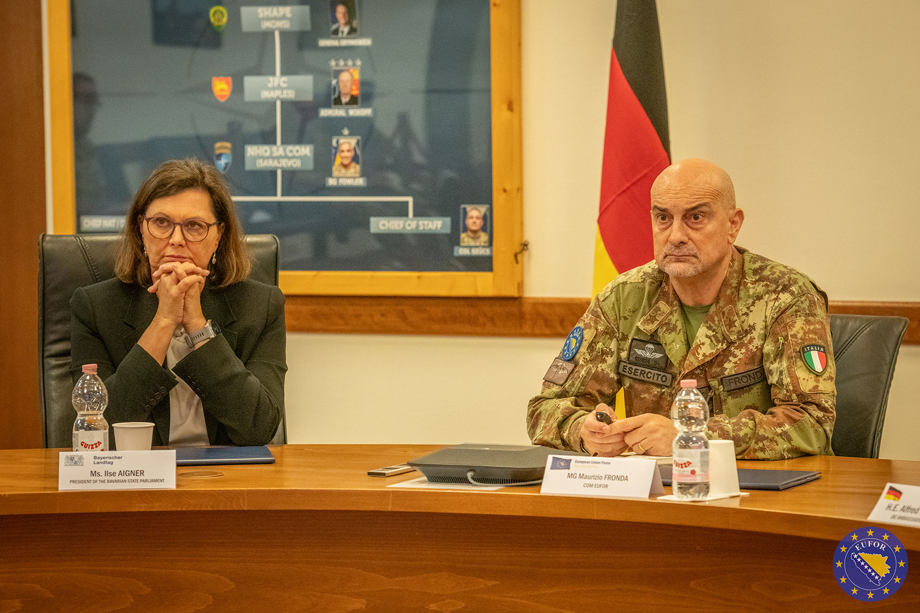 Delegacija Bavarskog državnog parlamenta u posjeti Komandi EUFOR-a