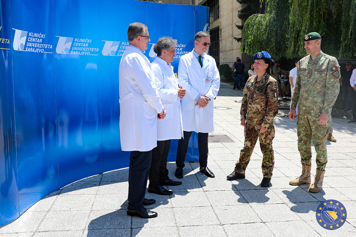 EUFOR COS Attends Opening of New Clinical Centre Facilities in Sarajevo